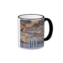 Gustav Klimt - Malcesine at Lake Garda Coffee Mug