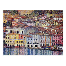 Gustav Klimt - Malcesine at Lake Garda Post Cards