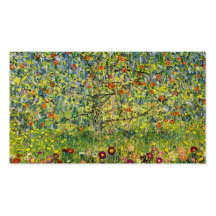 Gustav Klimt painting art nouveau The Apple Tree Business Cards