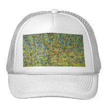 Gustav Klimt painting art nouveau The Apple Tree Trucker Hat
