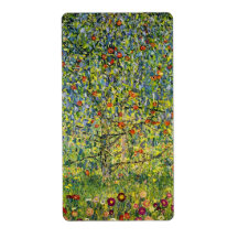 Gustav Klimt painting art nouveau The Apple Tree Shipping Labels