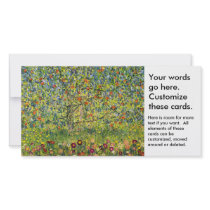 Gustav Klimt painting art nouveau The Apple Tree