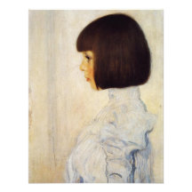 Gustav Klimt Portrait of Helene Klimt Invitations