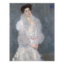 Gustav Klimt Portrait of Hermine Gallia Invitation