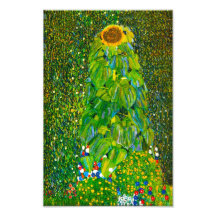 Gustav Klimt Sunflower Print Photo Print