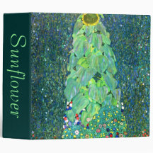 Gustav Klimt: Sunflower Vinyl Binder