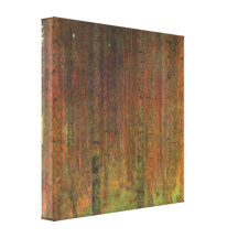Gustav Klimt - Tannenwald II Gallery Wrapped Canvas