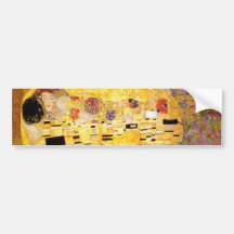 Gustav Klimt The Kiss Bumper Sticker