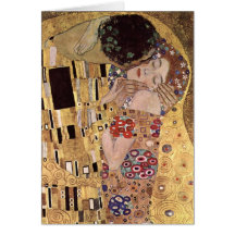 Gustav Klimt ~ the Kiss Card