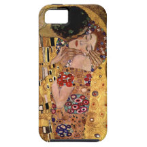 Gustav Klimt: The Kiss (Detail)