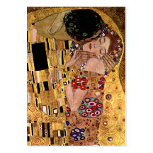 Gustav Klimt: The Kiss (Detail) Business Card Templates