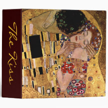 Gustav Klimt: The Kiss (Detail) Vinyl Binder