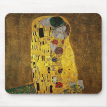 Gustav Klimt The Kiss Mouse Pads