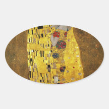 Gustav Klimt The Kiss Sticker