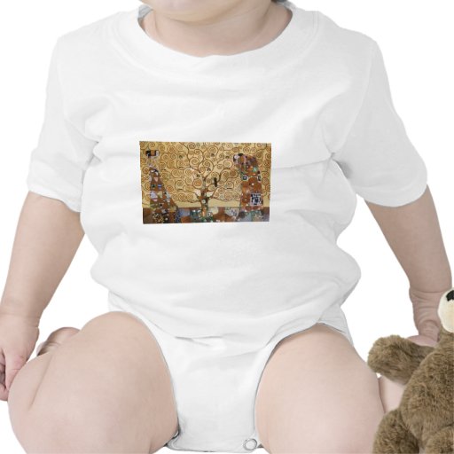 Gustav Klimt Tree Of Life Bodysuits
