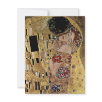 Gustav Klimt's The Kiss Detail (circa 1908)