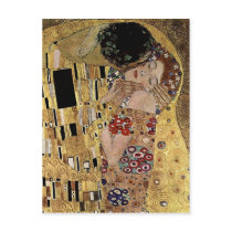 Gustav Klimt's The Kiss Detail (circa 1908)