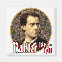 Gustav Mahler Refrigerator Magnets