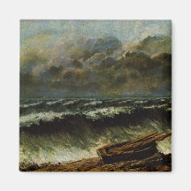 Gustave Courbet Painting Magnet