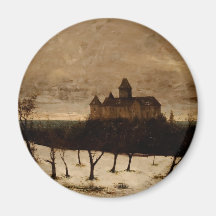 Gustave Courbet Painting Magnets