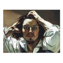 Gustave Courbet - Self-portrait the desperate man Postcard