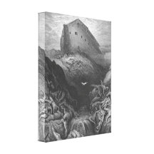 Gustave Doré - A Dove Is Sent Forth from the Ark Gallery Wrap Canvas