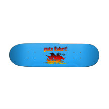 Gute Fahrt Good Trip in German Vacations Travel Skateboard Deck