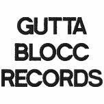 GUTTA BLOCC RECORDS embroidered shirts