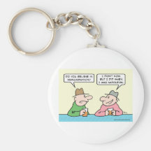 Guy believe in reincarnation when he was Napoleon. Keychain