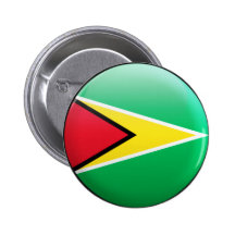 Guyana Flag Pinback Buttons