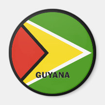 Guyana Roundel quality Flag Fridge Magnets
