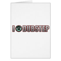 guys girls DUBSTEP Greeting Cards