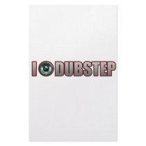 guys girls DUBSTEP Stationery Design