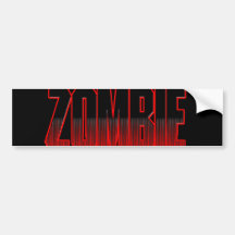 guys girls undead zombies funny zombie shirt bumper sticker