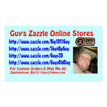 Guy's Zazzle Business Card