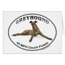 GVV 40MPH Couch Potato Greeting Card