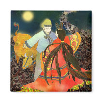 Gyeonwu & Jiknyeo: The Story of Chilseok in Korea Refrigerator Magnet