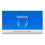 Gym Fitness Body Certified Personal Coach Trainer Business Card