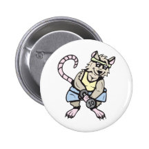 Gym rat!  Customizable! Pin