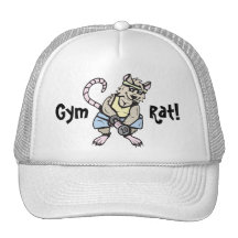 Gym rat! mesh hat