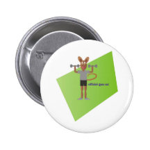 Gym Rat Pinback Button