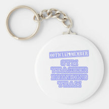 Gym Teacher Drinking Team Key Chains