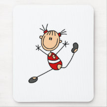 Gymnast Doing Routine Mouse Pad