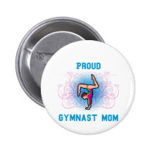 Gymnast Proud Mom Pins