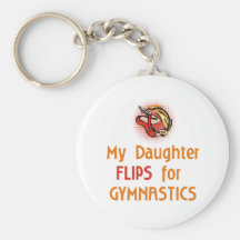 Gymnastic Family FLIP female Key Chain