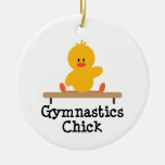 Gymnastics Chick Ornament