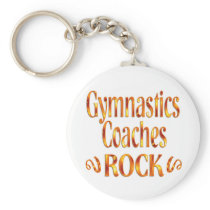 Gymnastics Coaches Rock Key Chains