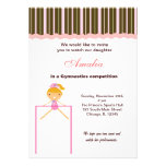 Gymnastics Competition Personalized Invite