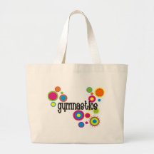 Gymnastics Cool Polka Dots Canvas Bags