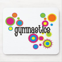 Gymnastics Cool Polka Dots Mousepads